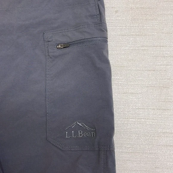 L.L.BEAN MEN'S CRESTA HIKING DWR PANTS STANDARD FIT 35 x 32” Gray New with Tags